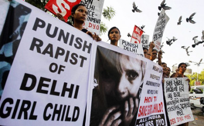 Anti-rape protest delhi